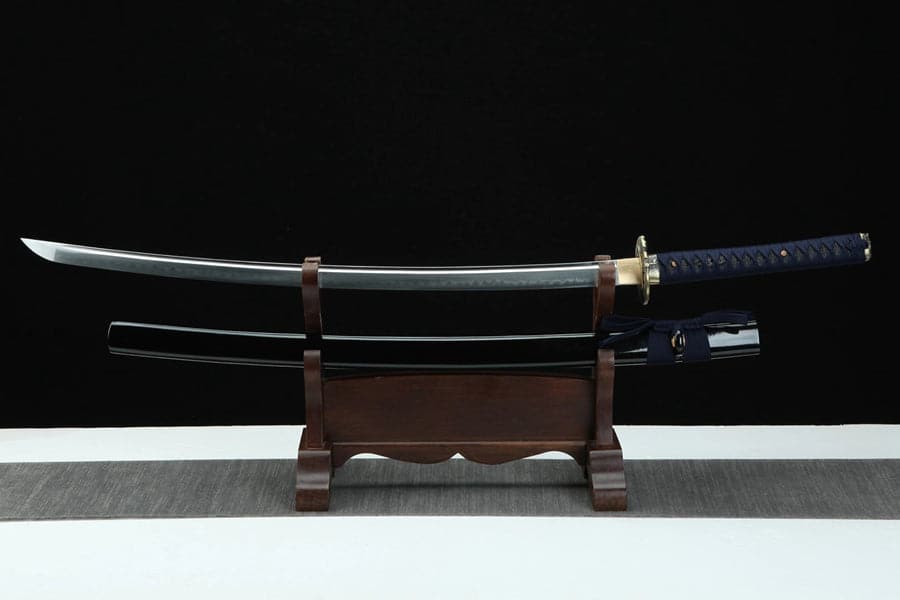 Hand Forged Japanese Samurai Katana Skeleton Specialty steel Turns the soil to burn blade fine grinding - Tophatter Daily Deals