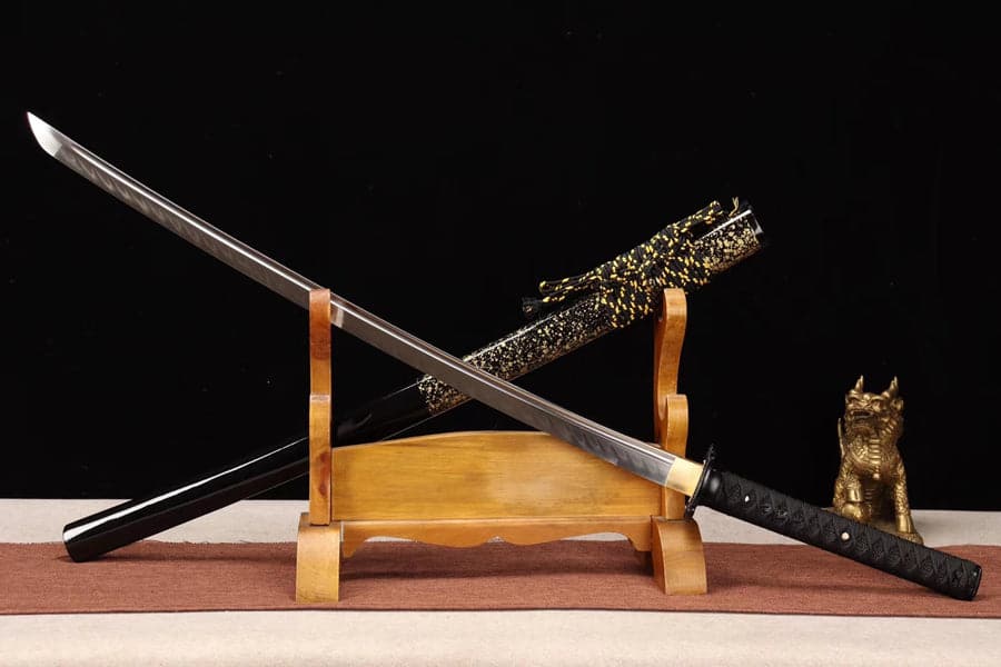 Hand Forged Japanese Samurai Katana Skywatch Special baking blade Full Tang - Tophatter Daily Deals