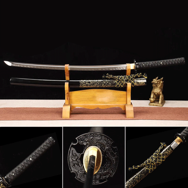 Hand Forged Japanese Samurai Katana Skywatch Special baking blade Full Tang - Tophatter Daily Deals
