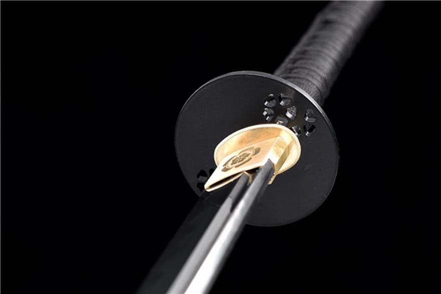 Hand Forged Japanese Samurai Katana Snowland T10 Carbon steel Mirror grinding Full Tang - Tophatter Daily Deals