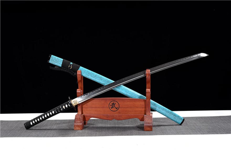 Hand Forged Japanese Samurai Katana Snowland T10 Carbon steel Mirror grinding Full Tang - Tophatter Daily Deals