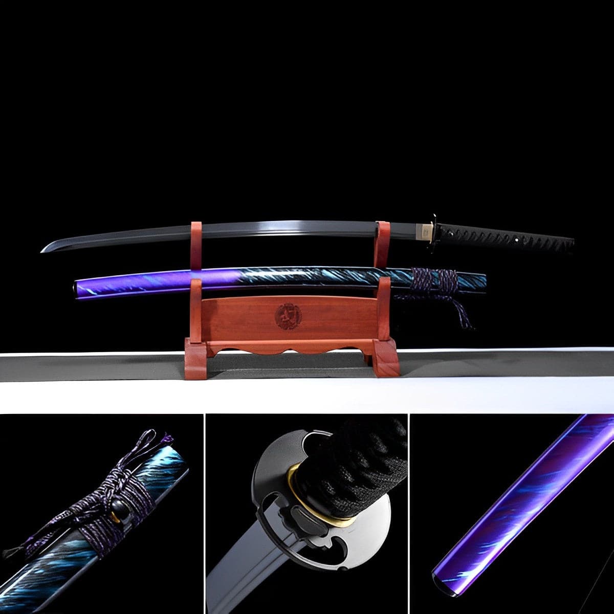 Hand Forged Japanese Samurai Katana Soul Hunters Awakening T10 Full Tang - Tophatter Daily Deals