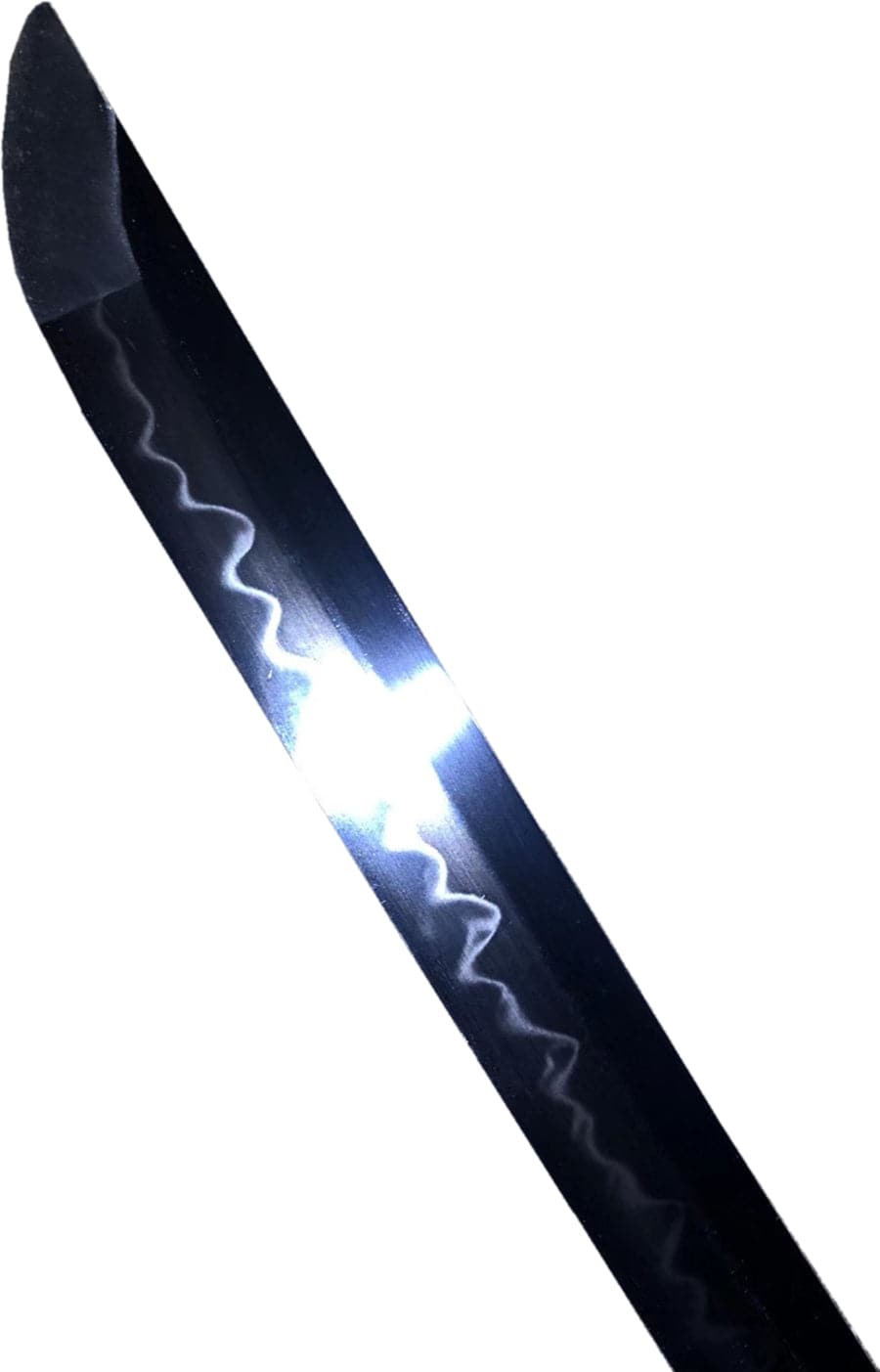 Hand Forged Japanese Samurai Katana T10 Burning edge Rosewood One-piece forging - Tophatter Daily Deals