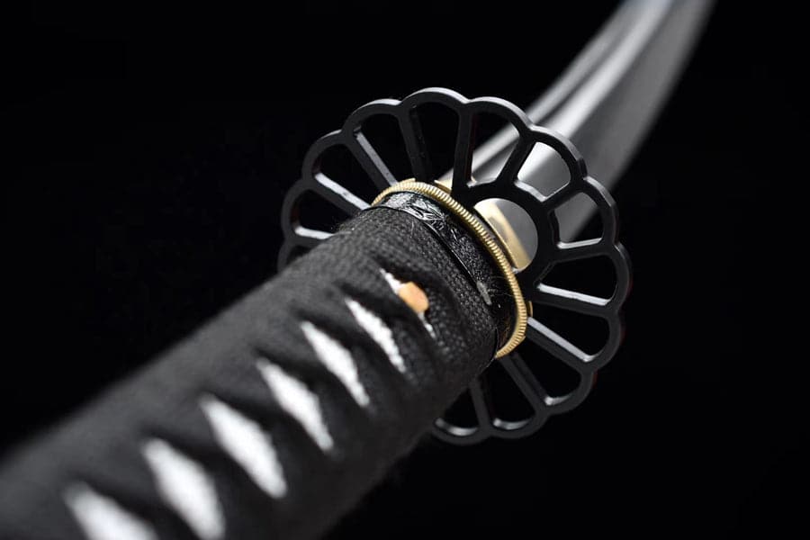 Hand Forged Japanese Samurai Katana T10 Carbon steel Green Vine Full Tang - Tophatter Daily Deals