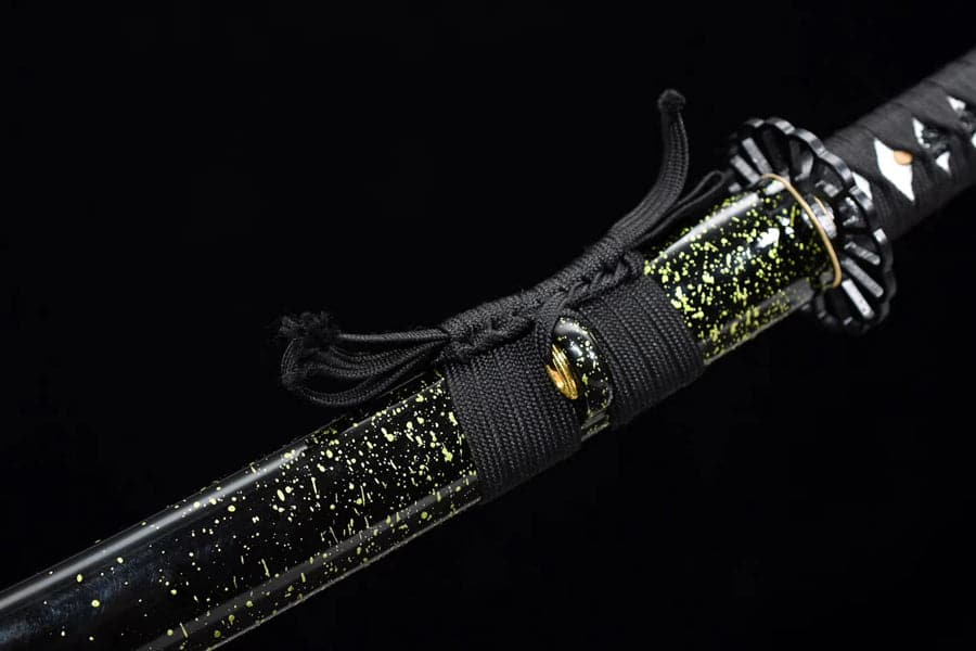 Hand Forged Japanese Samurai Katana T10 Carbon steel Green Vine Full Tang - Tophatter Daily Deals