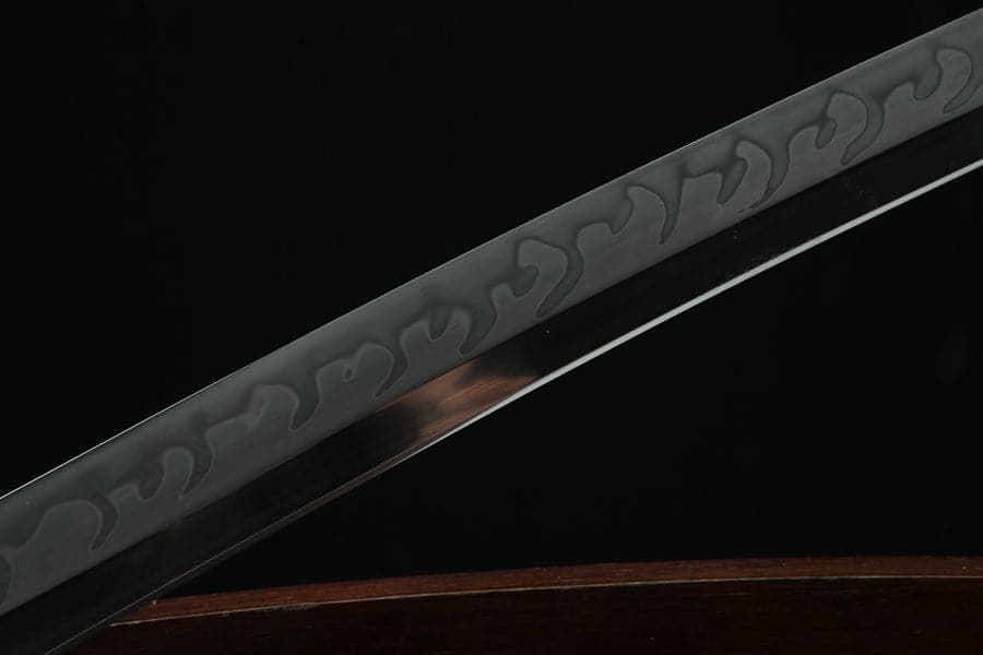Hand Forged Japanese Samurai Katana T10 Real Yokote Pure copper gilt silver - Tophatter Daily Deals