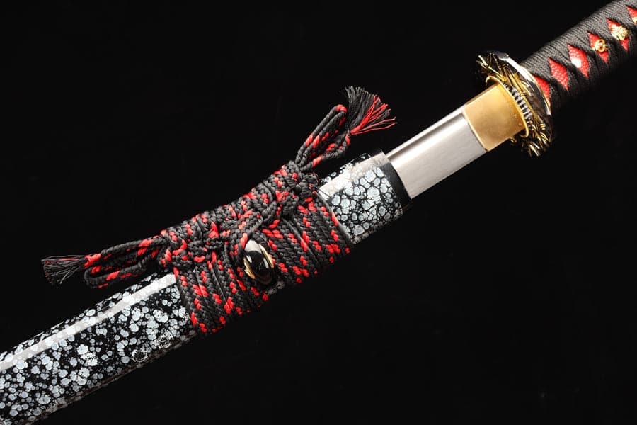 Hand Forged Japanese Samurai Katana Tengo Sword High Manganese Steel Full Tang - Tophatter Daily Deals