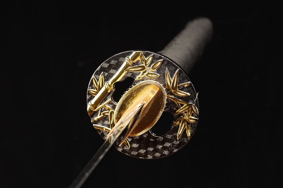 Hand Forged Japanese Samurai Katana Tengo Sword High Manganese Steel Full Tang - Tophatter Daily Deals