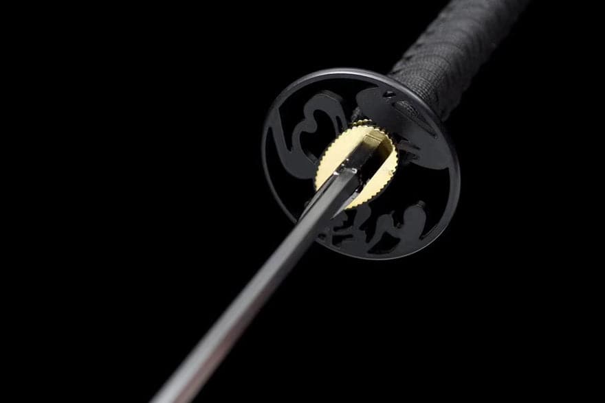 Hand Forged Japanese Samurai Katana Violet 9260 Spring Steel Full Tang - Tophatter Daily Deals