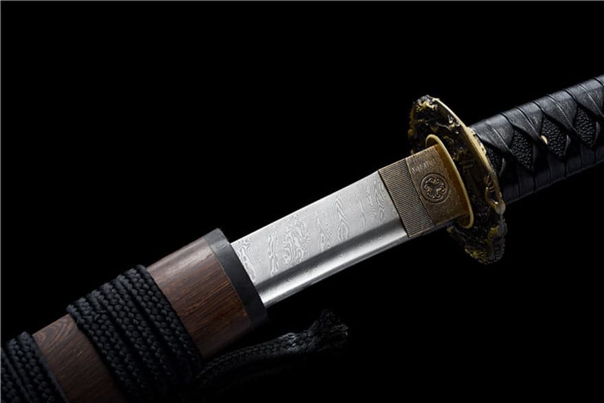 Hand Forged Japanese Short knife Imperial Soul Pattern Steel - Tophatter Daily Deals