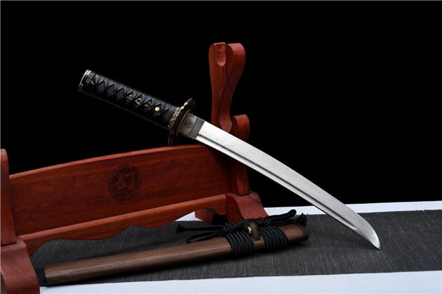 Hand Forged Japanese Short knife Imperial Soul Pattern Steel - Tophatter Daily Deals