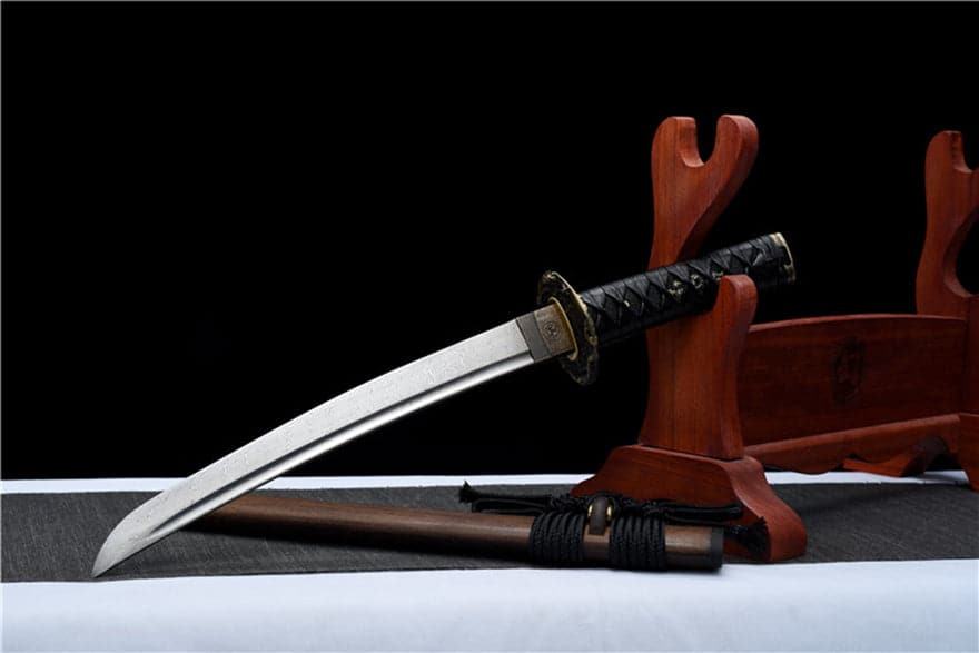 Hand Forged Japanese Short knife Imperial Soul Pattern Steel - Tophatter Daily Deals