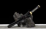 Hand Forged Japanese Short knife Yoshioka T10 Turns the soil to burn blade - Tophatter Daily Deals