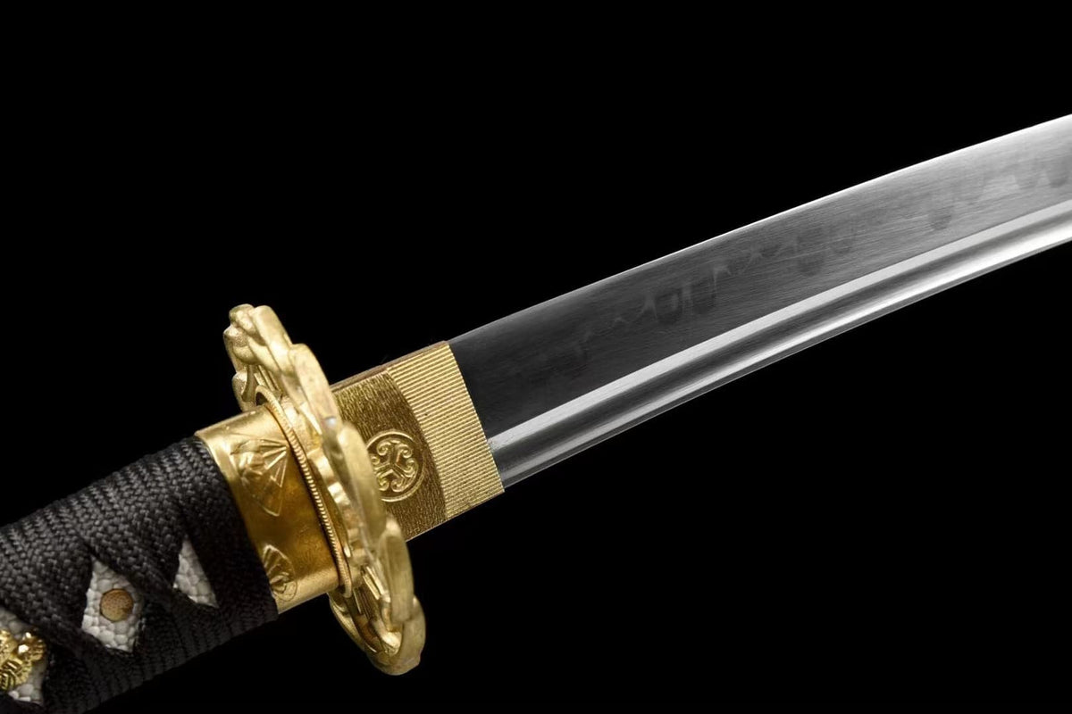 Hand Forged Japanese Short knife Yoshioka T10 Turns the soil to burn blade - Tophatter Daily Deals
