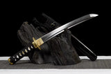 Hand Forged Japanese Short knife Yoshioka T10 Turns the soil to burn blade - Tophatter Daily Deals