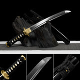 Hand Forged Japanese Short knife Yoshioka T10 Turns the soil to burn blade - Tophatter Daily Deals