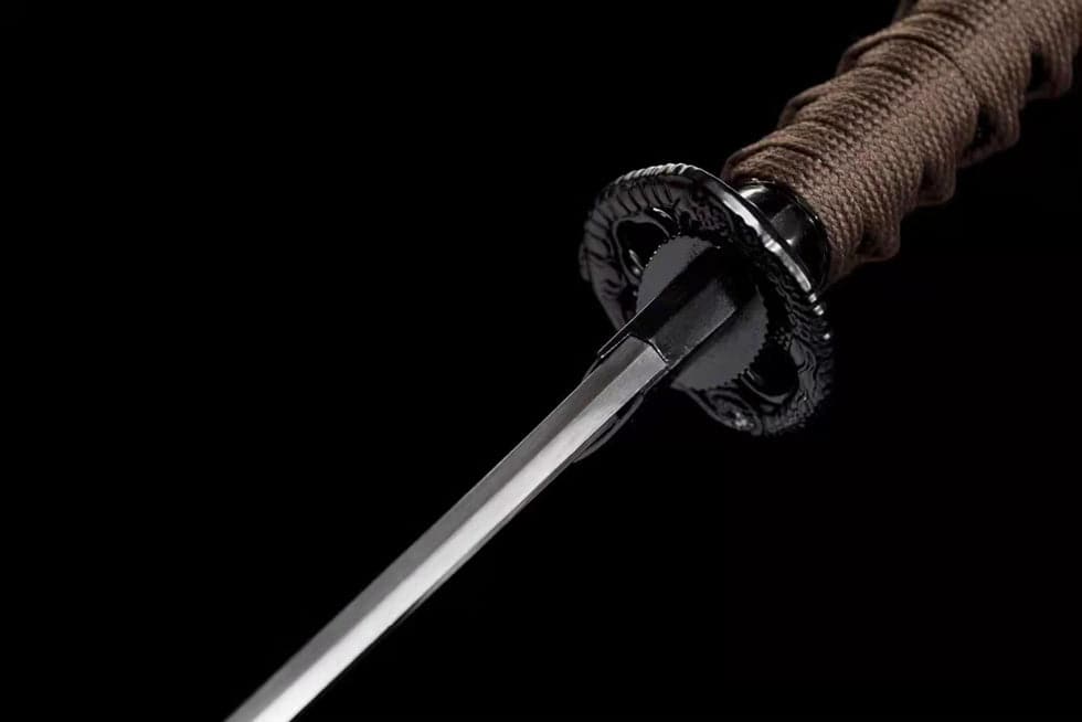 Hand Forged Japanese Tanto Asura Short knife T10 Carbon steel Turns the soil to burn blade - Tophatter Daily Deals