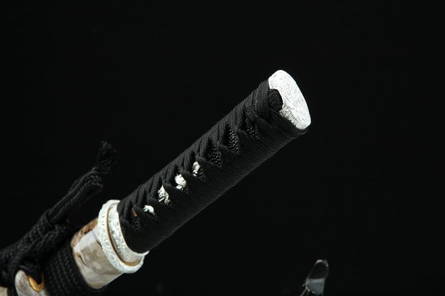 Hand Forged Japanese Tanto Darkness Short Sword 1095 Carbon steel - Tophatter Daily Deals