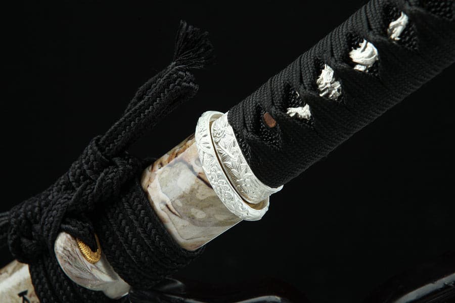 Hand Forged Japanese Tanto Darkness Short Sword 1095 Carbon steel - Tophatter Daily Deals