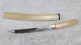 Hand Forged Japanese Tanto Dumu Anise T10 Carbon steel Turns the soil to burn blade - Tophatter Daily Deals