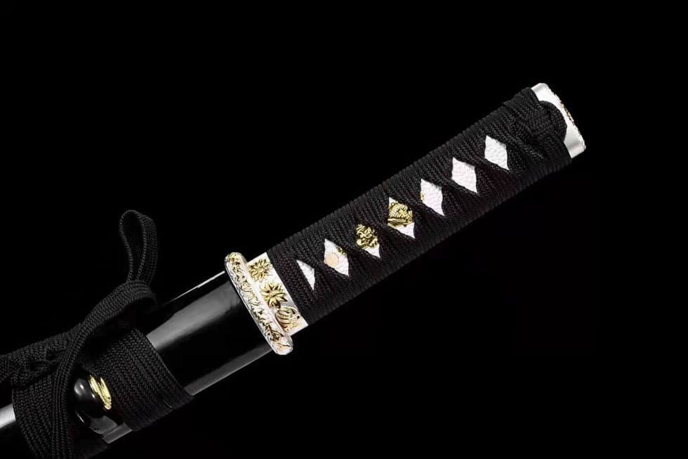 Hand Forged Japanese Tanto Golden Dragon T10 Carbon steel Full Tang - Tophatter Daily Deals