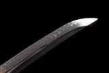 Hand Forged Japanese Tanto Jade T10 Carbon steel Short Sword Turns the soil to burn blade - Tophatter Daily Deals