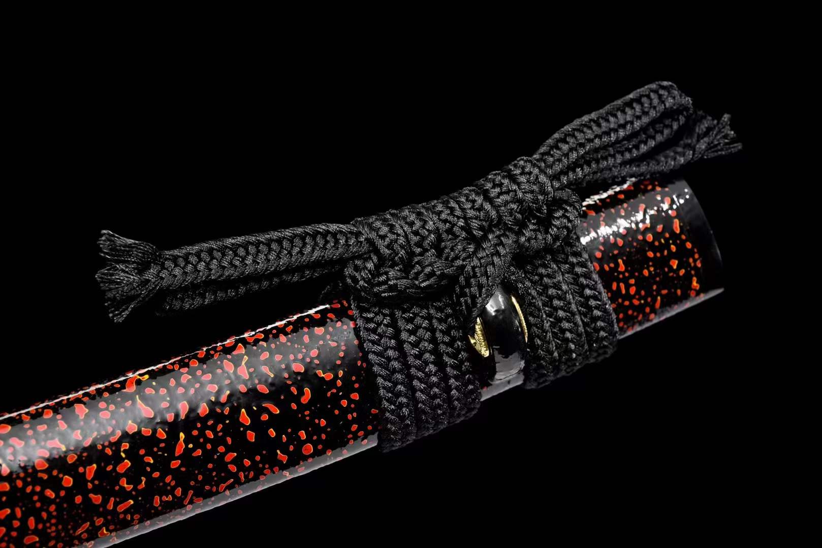 Hand Forged Japanese Tanto Naruto Short Sword T10 Turns the soil to burn blade - Tophatter Daily Deals