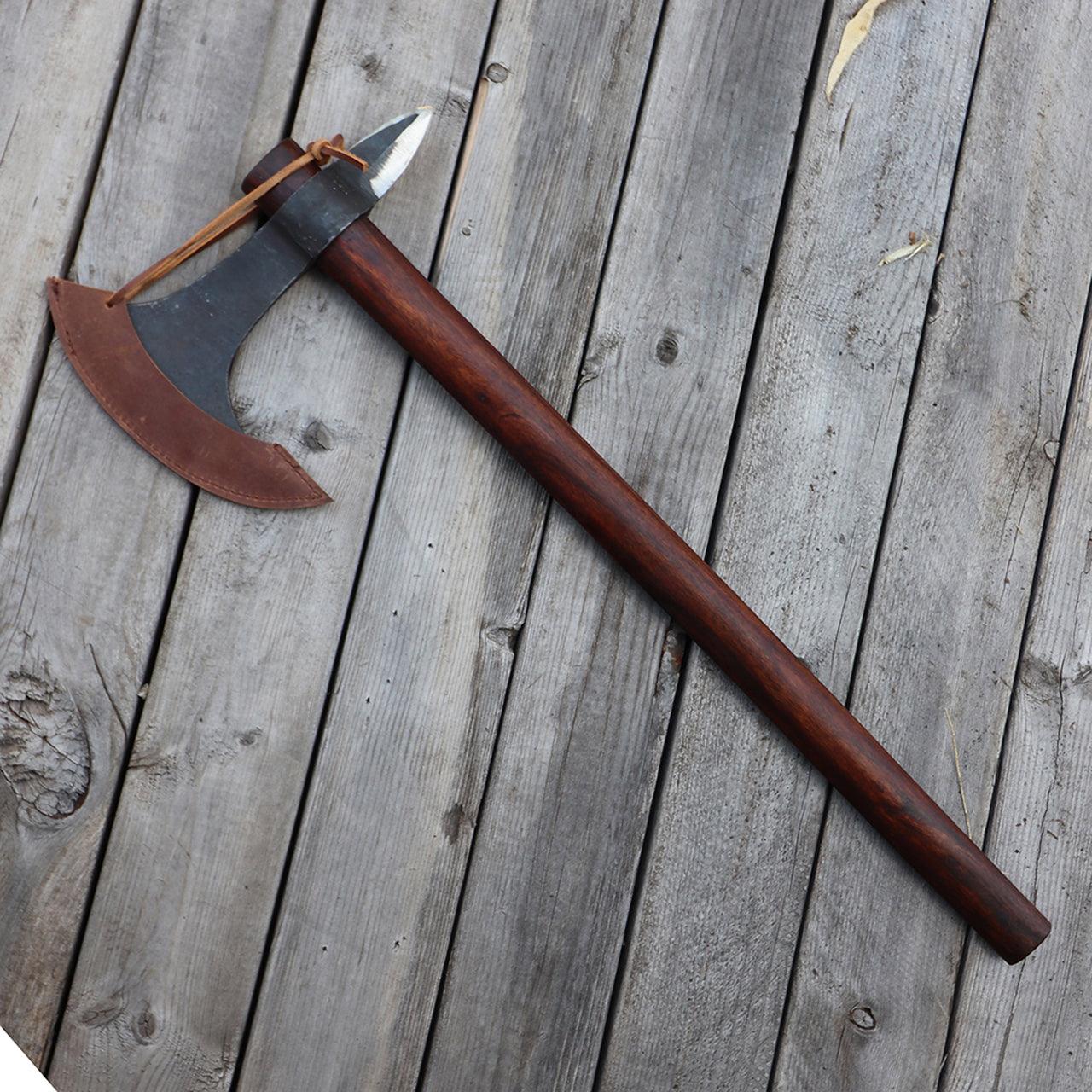 Age of War Fully Functional Medieval Viking Battle Axe outdoor gear - Tophatter Daily Deals