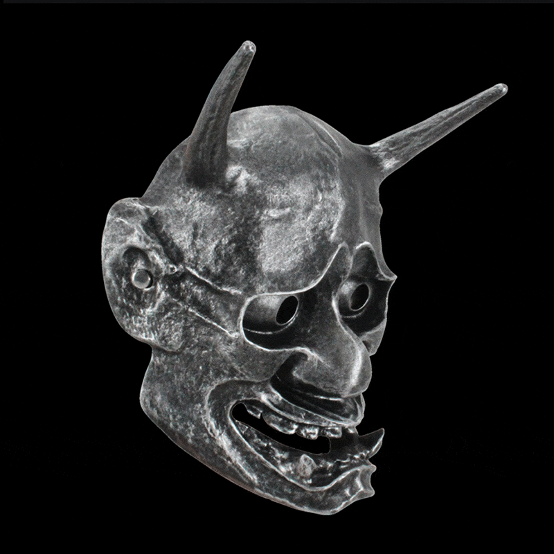 Hand-Made Japanese Hannya Devil Sushi Resin Oni Mask - Tophatter Daily Deals