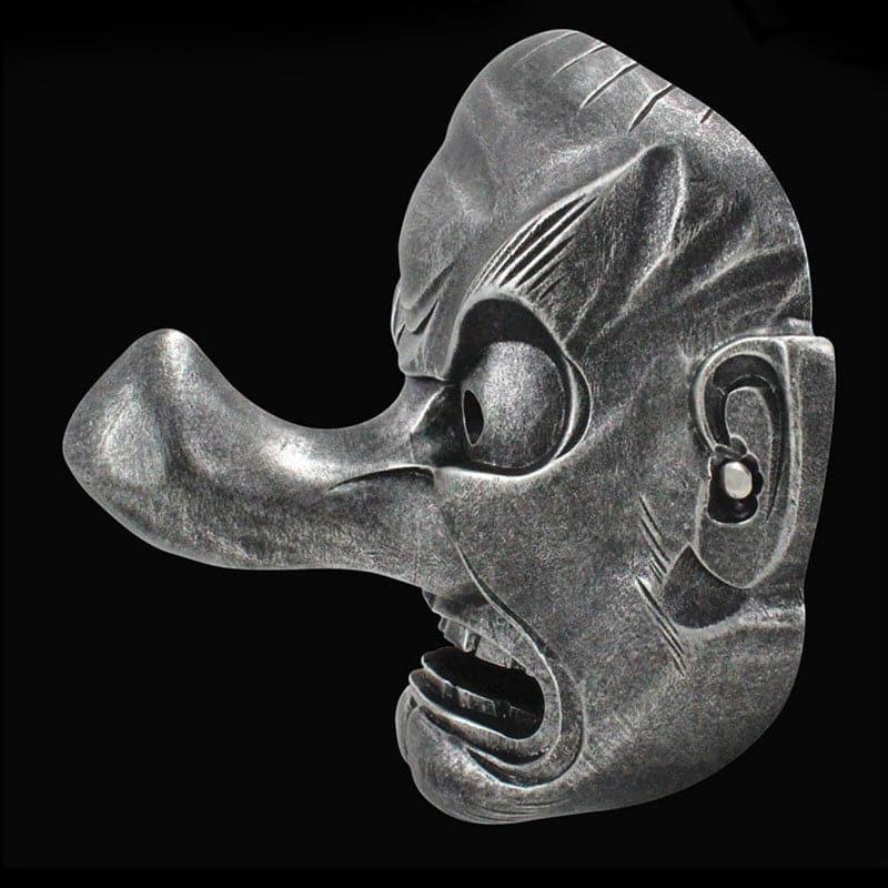 Hand-Made Japanese Hannya Red Tengu Resin Oni Mask - Tophatter Daily Deals