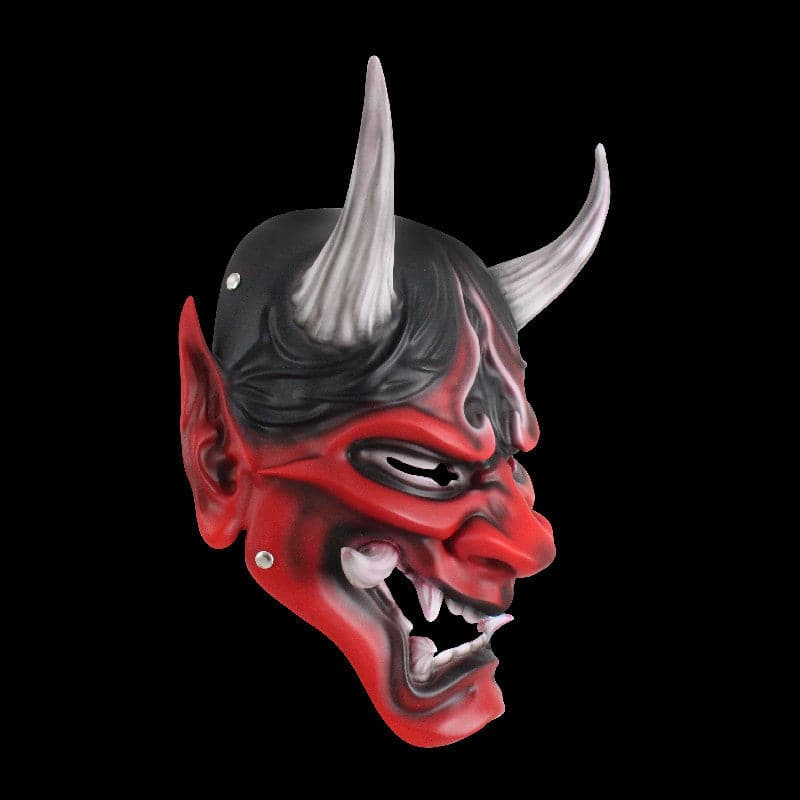 Hand-Made Japanese Hannya Resin Oni Mask - Tophatter Daily Deals