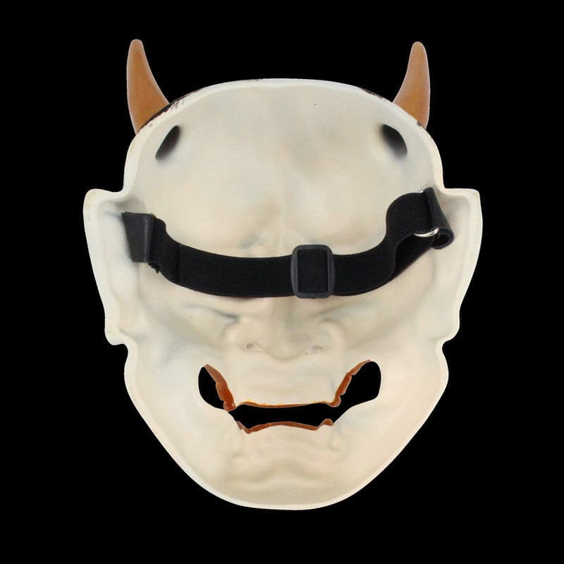 Hand-Made Japanese Hannya Resin Oni Mask - Tophatter Daily Deals
