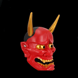 Hand-Made Japanese Hannya Resin Oni Mask - Tophatter Daily Deals