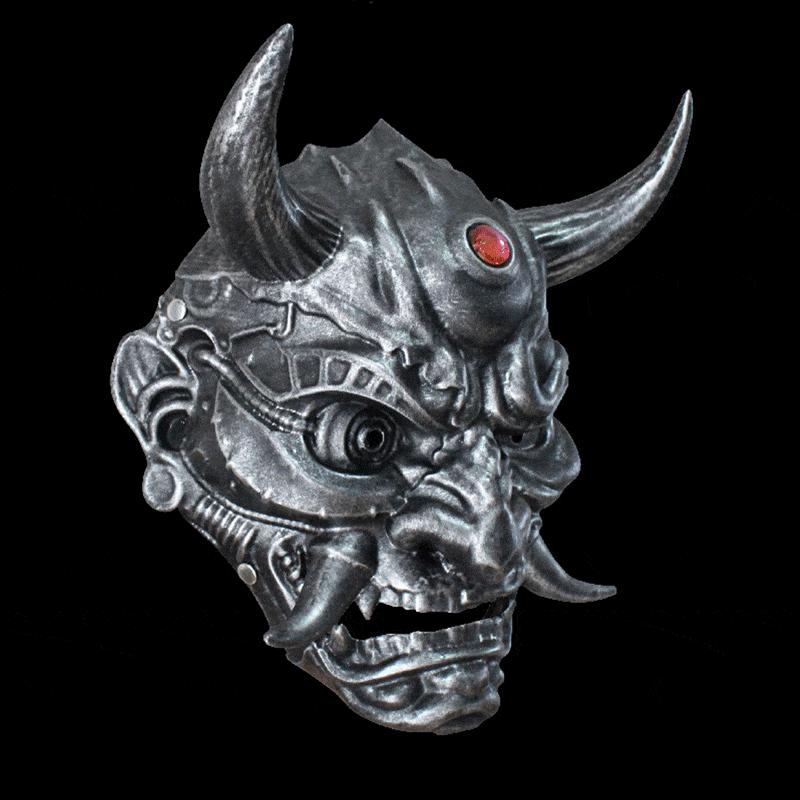 Hand-Made Japanese Resin Oni Mask - Tophatter Daily Deals