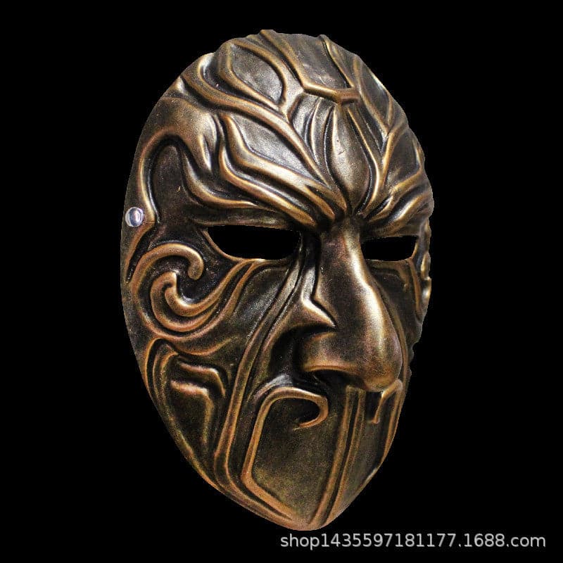 Hand-Made Painting the bad people Resin Mask - Tophatter Daily Deals