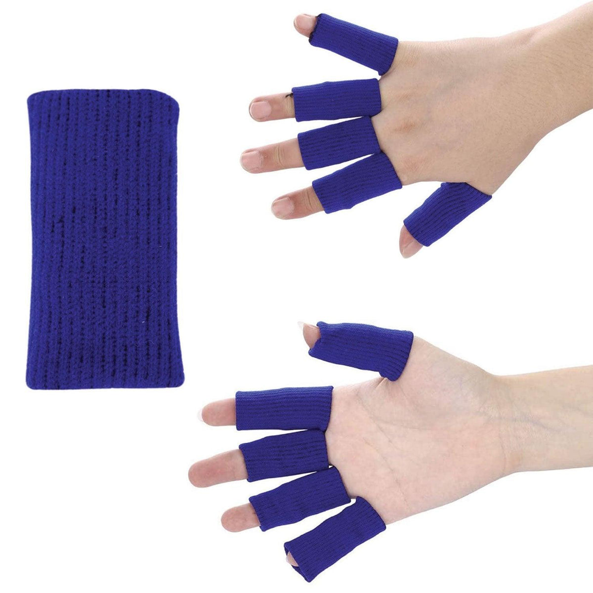 Finger Support Brace - Finger Guard Pads Support Arthritis Sleeve Trigger Fingers Sports Aid Bandage 10 Fingers Brace Personal Care - Tophatter Daily Deals