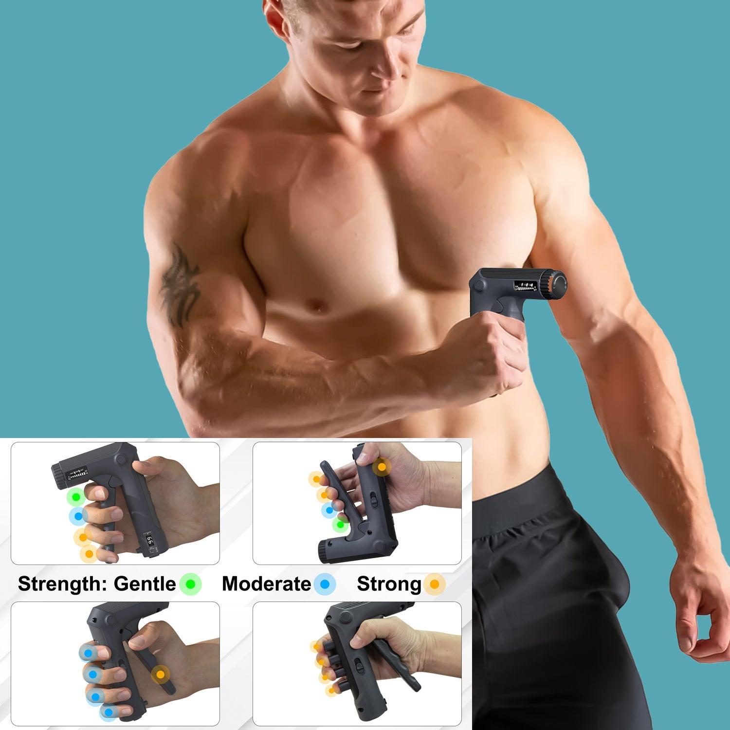 Grip Hand Strengthener - Handgrip Strengthener Exerciser Forearm Exerciser With Adjustable Resistance Fitness - Tophatter Daily Deals