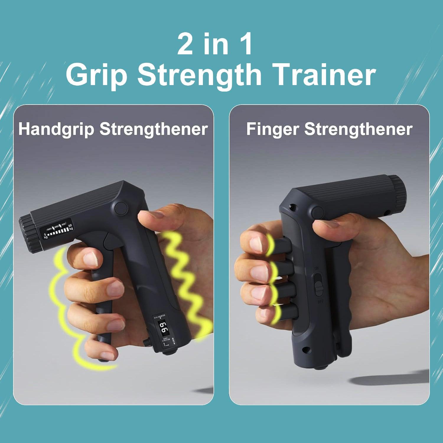 Grip Hand Strengthener - Handgrip Strengthener Exerciser Forearm Exerciser With Adjustable Resistance Fitness - Tophatter Daily Deals
