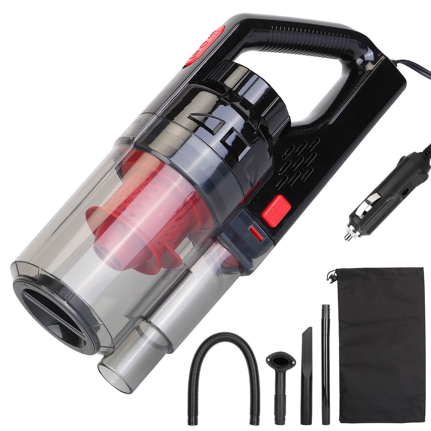 Handheld Car Vacuum Cleaner with Accessory Kit Automotive - Tophatter Daily Deals