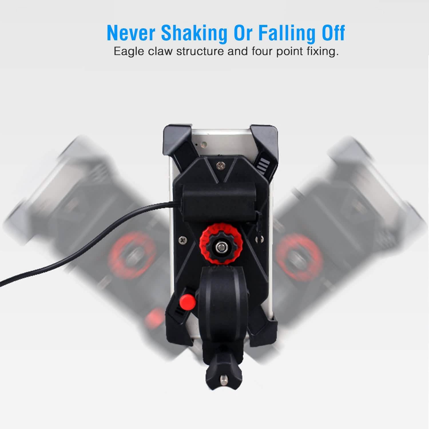 Handlebar Mirror Mobile Phone Holder Mobile Accessories - Tophatter Daily Deals