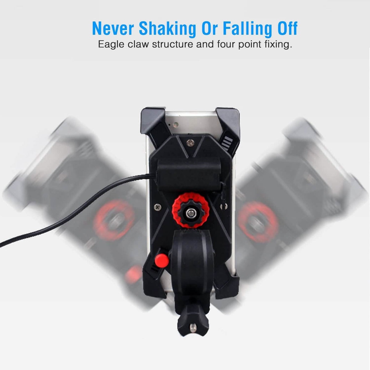 Handlebar Mirror Mobile Phone Holder Mobile Accessories - Tophatter Daily Deals