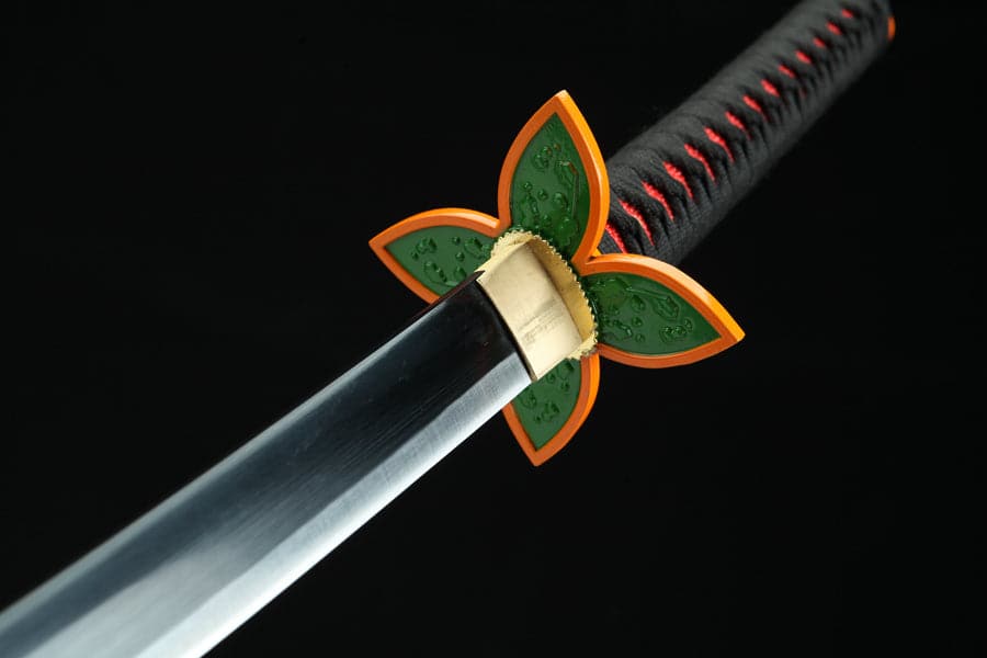 Handmade Anime Demon Slayer Tanjiro Nichirin 3rd Generation Sword 1045 High Carbon Steel Black - Tophatter Daily Deals