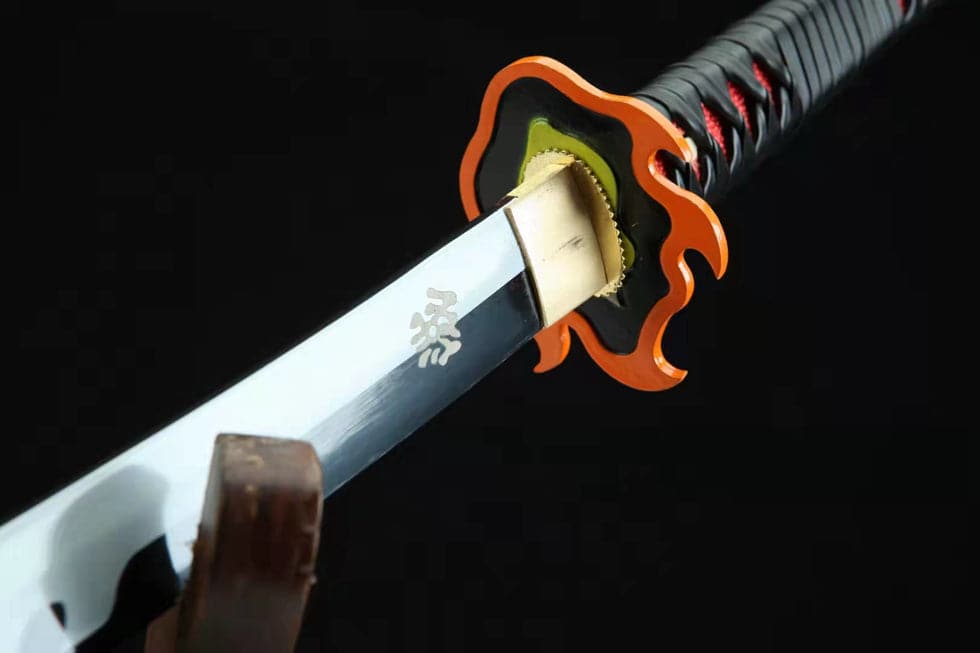 Handmade Anime Demon Slayer Tanjiro Nichirin 3rd Generation Sword Reaper Edition1045 High Carbon Steel Black - Tophatter Daily Deals