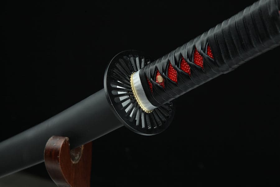 Handmade Anime Demon Slayer Tanjiro Nichirin Sword 1045 High Carbon Steel Black - Tophatter Daily Deals