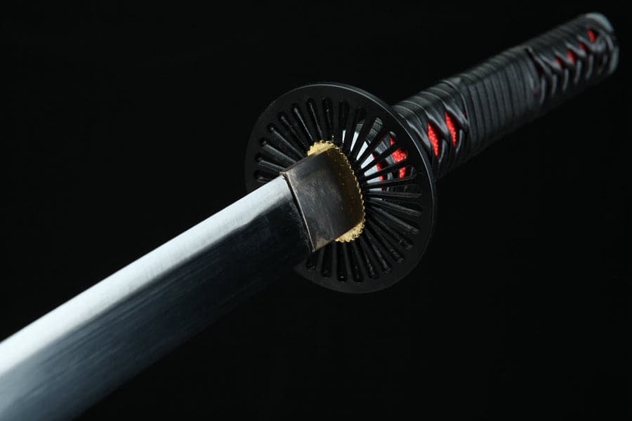 Handmade Anime Demon Slayer Tanjiro Nichirin Sword 1045 High Carbon Steel Black - Tophatter Daily Deals