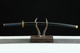 Handmade Anime Katana Demon Slayer Muichiro Tokito Nichirin Sword 1045 High Carbon Steel Black - Tophatter Daily Deals