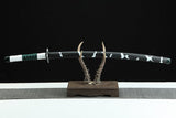 Handmade Anime Katana Demon Slayer Sanemi Shinazugawa Nichirin Sword 1045 High Carbon Steel Black - Tophatter Daily Deals