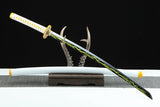 Handmade Anime Katana Demon Slayer Zenitsu Agatsuma Sword 1045 High Carbon Steel Blade - Tophatter Daily Deals