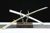 Handmade Anime Katana Demon Slayer Zenitsu Agatsuma Sword 1045 High Carbon Steel Blade - Tophatter Daily Deals