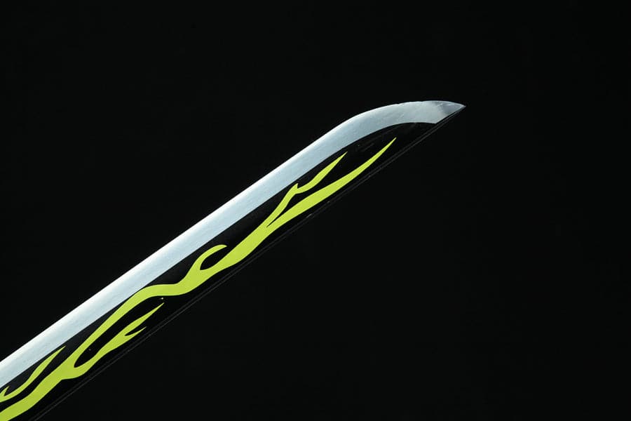 Handmade Anime Katana Demon Slayer Zenitsu Agatsuma Sword 1045 High Carbon Steel Blade - Tophatter Daily Deals